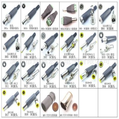 dc常用插头标准（dc电源插头及插座规格）-图3