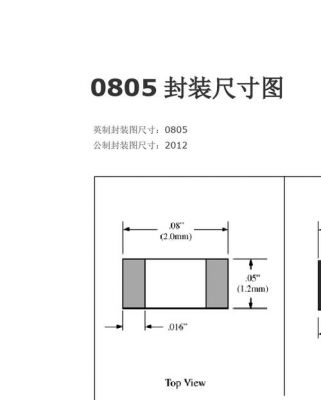 0805元件标准焊盘（0805焊盘设计规范）-图3