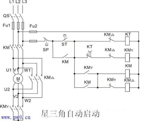 标准星三角启动电路图（星三角启动符号表）-图1