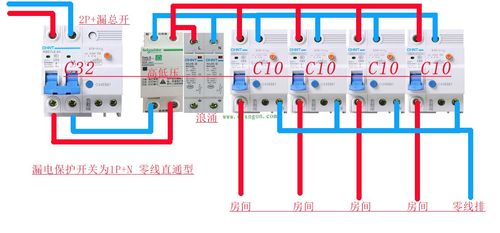 空气漏电断路器标准接法（空气断路器 漏电保护器）