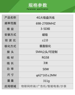 4g天线检验标准（4g天线作用）