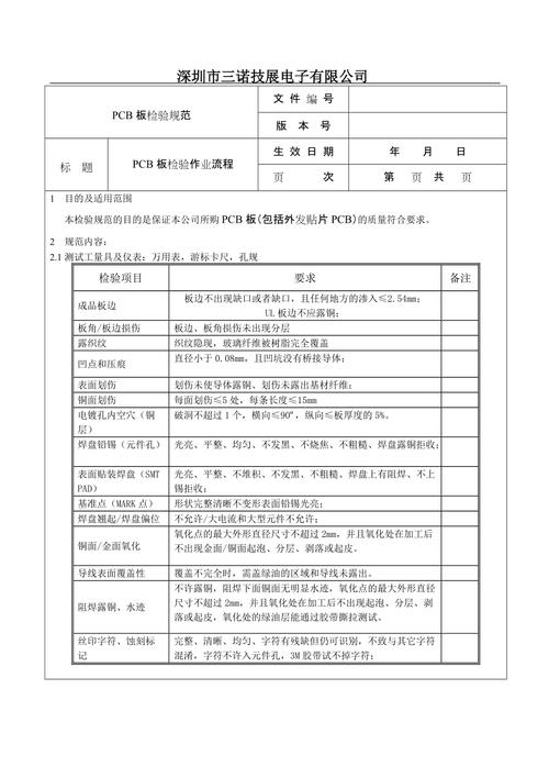 pcb外观检验标准（pcb外观检验标准有哪些）-图2