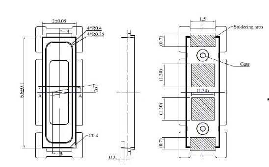 e12灯头焊盘检验标准（4014灯珠焊盘尺寸）