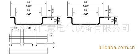 din导轨标准尺寸（din3015 导轨）-图3