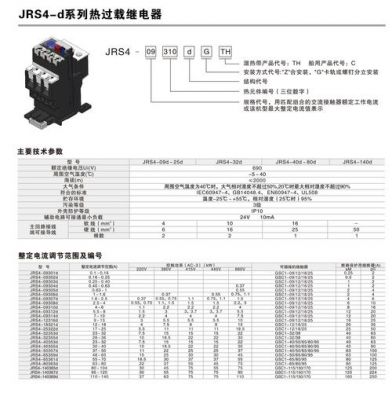 热继电器标准名称（热继电器范围表）-图2