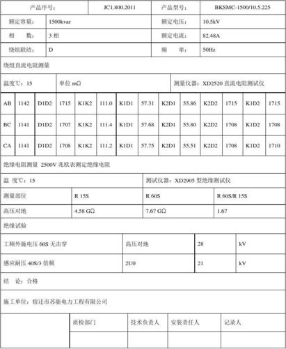 电抗器检验标准（电抗器试验项目有哪些）